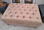 voetenbank/poef, Huis en Inrichting, Banken | Voetenbanken en Poefen, Ophalen of Verzenden, Zo goed als nieuw, Rond
