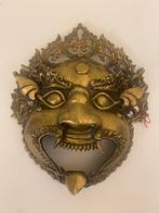 Antiek Bronzen Masker Tibet/Nepal, Antiek en Kunst, Antiek | Koper en Brons, Ophalen of Verzenden, Brons