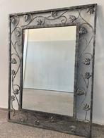 Zeer mooie metalen ( buiten) spiegel , afm: 60x80 cm, Huis en Inrichting, Woonaccessoires | Spiegels, Ophalen of Verzenden, Zo goed als nieuw