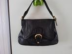 PRACHTIGE NIEUWE RUIME LEREN HANDTAS VAN FRANCESCO BIASIA., Ophalen of Verzenden, Nieuw, Zwart, Handtas