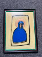 Schilderij icon. Religieus schilderij., Antiek en Kunst, Ophalen of Verzenden