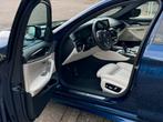 BMW 540i M perf. Power sound kit 550i uitv. HUD massage 360, Automaat, Achterwielaandrijving, 1995 cc, Blauw