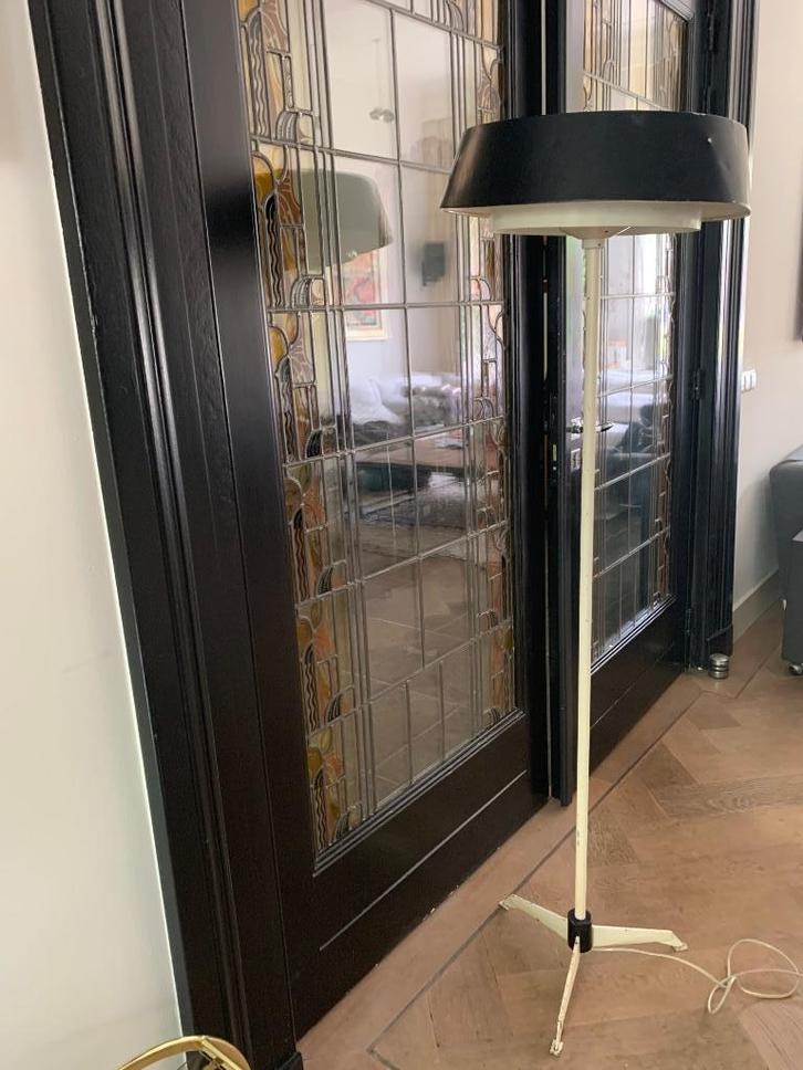 Evolux vloerlamp ST7128 door Niek Hiemstra jaren 60, Huis en Inrichting, Lampen | Vloerlampen, Gebruikt, 150 tot 200 cm, Metaal