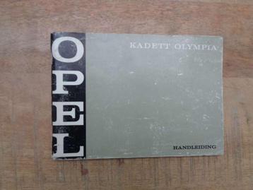 Opel Kadett - Olympia - Handleiding Instructieboek NL beschikbaar voor biedingen