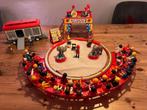 Playmobil circustent 3553 + lion transport (3515) + publiek, Ophalen of Verzenden, Gebruikt, Complete set