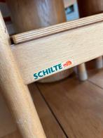 Kindertafel met 8 houten stoeltjes, Ophalen, Gebruikt, Tafel(s) en Stoel(en)