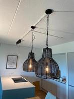 Hanglamp zwart metaal - Kwantum, Huis en Inrichting, Ophalen, Gebruikt, Metaal, 50 tot 75 cm