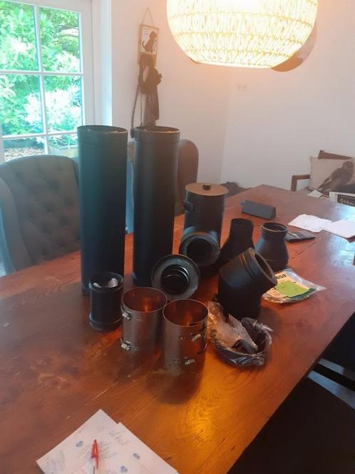 rookgasafvoer/kachelpijp palletkachel, Doe-het-zelf en Verbouw, Buizen en Afvoer, Nieuw, Overige typen, Overige materialen, Minder dan 2 meter
