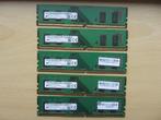 5x Micron 4GB PC4-19200 DDR4-2400MHz non-ECC Unbuffered CL17, Computers en Software, RAM geheugen, DDR4, 2400 MHz, Ophalen of Verzenden