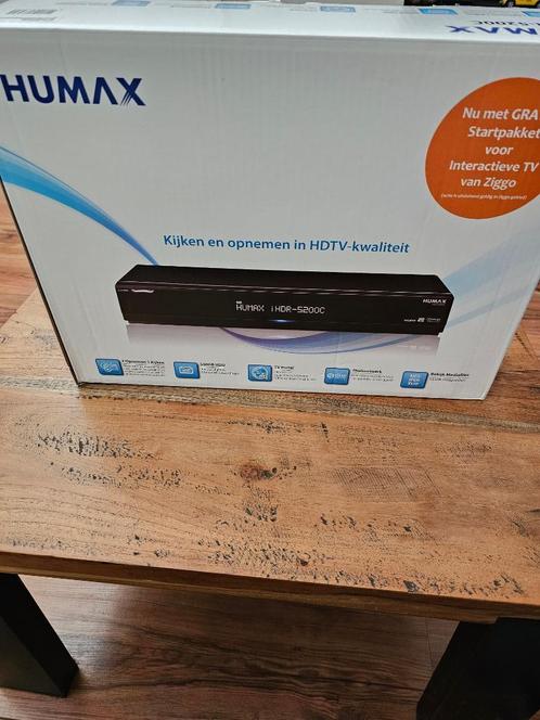 Humax 5200C decoder met 500GB harde schijf in doos, Audio, Tv en Foto, Decoders en Harddiskrecorders, Zo goed als nieuw, Ophalen of Verzenden
