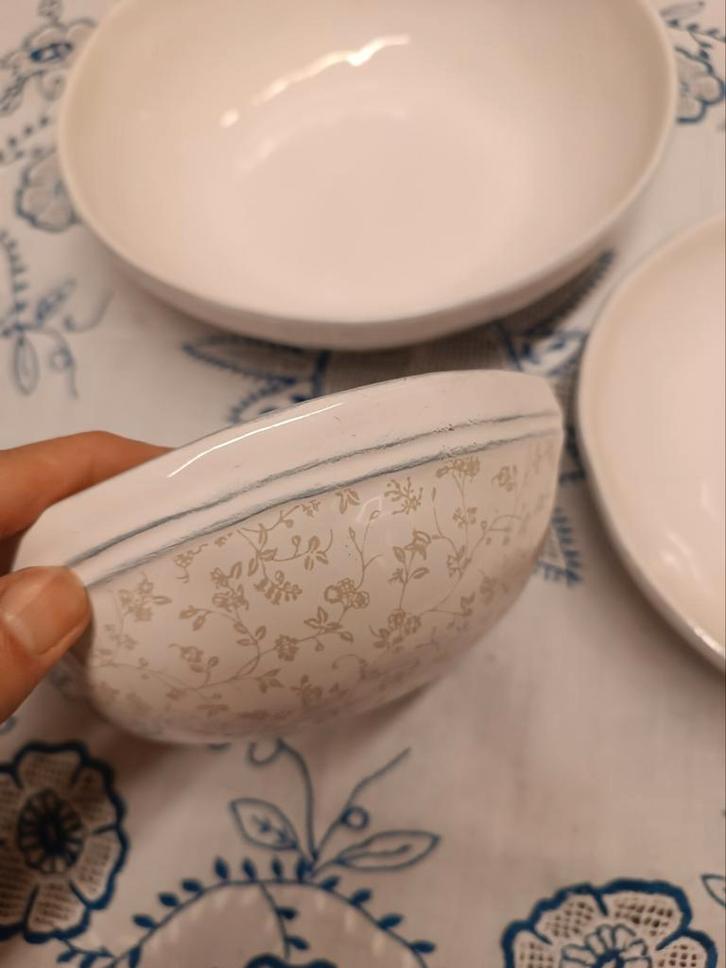 Nest schalen Dutch Rose 3 st NEW!, Huis en Inrichting, Keuken | Servies, Nieuw, Schaal of Schalen, Overige stijlen, Glas, Ophalen of Verzenden