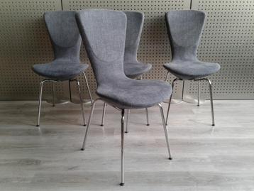 Set van 4x Variér (Stokke) Invite (Antraciet), Zeer Mooi! beschikbaar voor biedingen