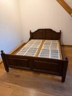 Tweepersoonsbed 140x200 GRATIS, Huis en Inrichting, Slaapkamer | Bedden, Ophalen, Gebruikt, Bruin, Tweepersoons