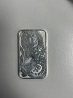 1 oz dragon rectangle 2021, Ophalen, Zilver