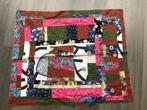 Patchwork wiegdeken kinderwagen baby deken wieg quilt 80x100, Nieuw, Ophalen of Verzenden, Deken, 85 tot 100 cm