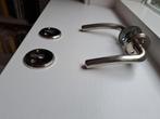 10 sets deurklinken RVS, Doe-het-zelf en Verbouw, Hang- en Sluitwerk, Ophalen of Verzenden, Gebruikt, Rvs, Klink of Kruk