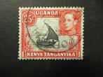 B05222: Kenya Uganda Tanganyika GVI 25 c, Postzegels en Munten, Postzegels | Afrika, Ophalen