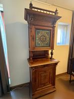 Antieke Victoriaanse Vitrinekast/Curiosakast, Antiek en Kunst, Antiek | Meubels | Kasten, Ophalen of Verzenden