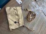 Nieuwe clutch goudkleurig, Sieraden, Tassen en Uiterlijk, Tassen | Damestassen, Ophalen of Verzenden, Nieuw, Overige kleuren, Avondtasje