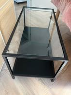 Ikea Vittsjo salontafel zwart glas, Ophalen, Minder dan 50 cm, Gebruikt, 50 tot 100 cm