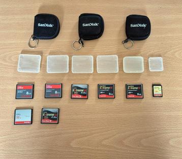 Sanddisk compactflash memorycards beschikbaar voor biedingen