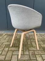 4x Design Stoel HAY About a Chair designer Hee Welling, Grijs, Gebruikt, Hout, Ophalen