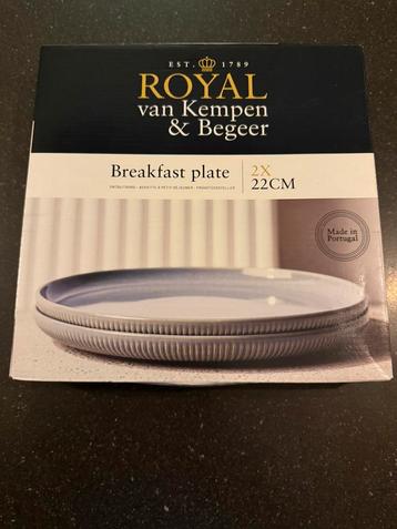 Royal Kempen en Begeer ontbijt en diner borden 4 stuks beschikbaar voor biedingen