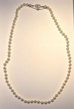 parel ketting, Sieraden, Tassen en Uiterlijk, Kettingen, Ophalen of Verzenden, Zo goed als nieuw, Wit, Zilver