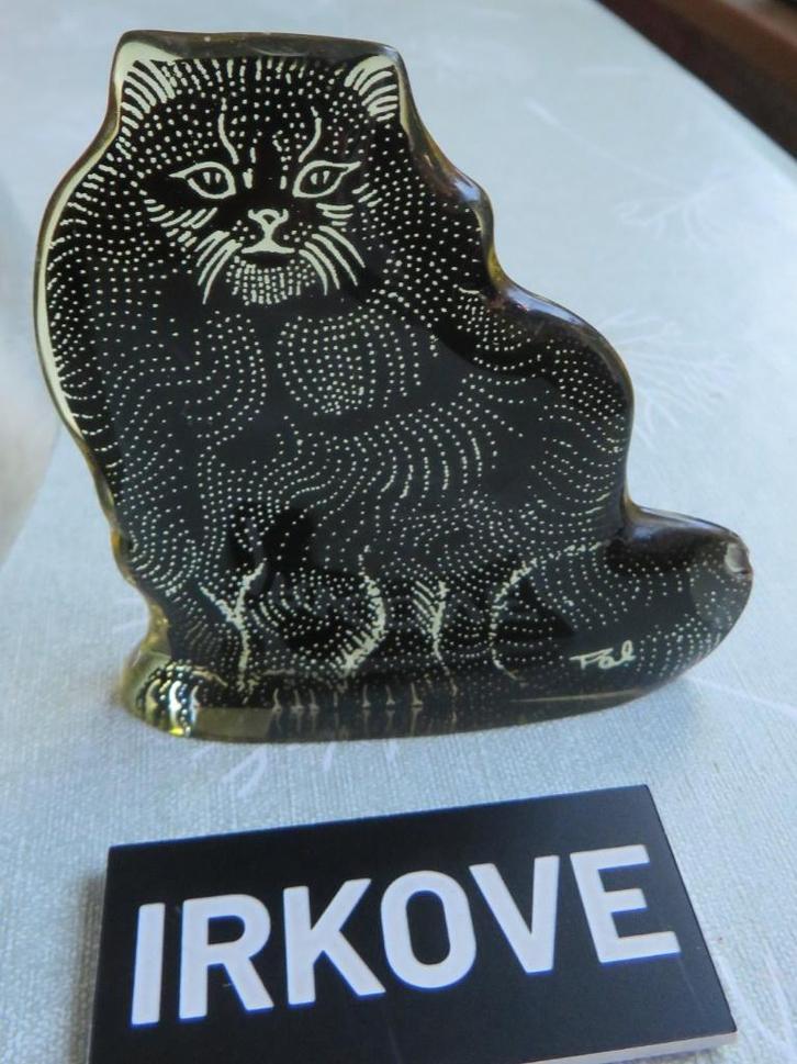 ABRAHAM PALATNIK BEELDJE POES * Pers *, Antiek en Kunst, Kunst | Designobjecten, Verzenden