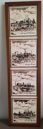 4 tegels staatsmijn Emma - Hendrik - Maurits - Wilhelmina, Ophalen of Verzenden