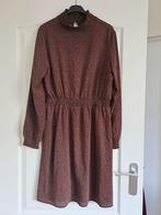 Bruin zwart gestipte jurk maat l 40 Casual Ladies, Maat 38/40 (M), Bruin, Casual Ladies, Ophalen of Verzenden