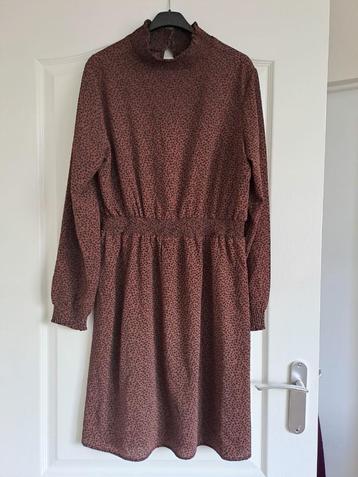 Bruin zwart gestipte jurk maat l 40 Casual Ladies beschikbaar voor biedingen