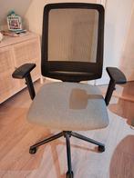 Grijze bureaustoel, bijna nieuw, Ophalen, Zo goed als nieuw, Grijs