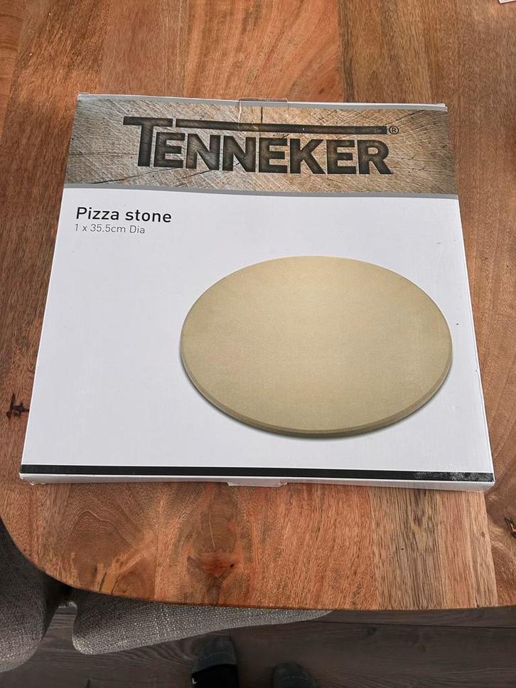Pizza steen - Tenneker - 35.5cm, Huis en Inrichting, Keuken | Keukenbenodigdheden, Gebruikt, Ophalen of Verzenden