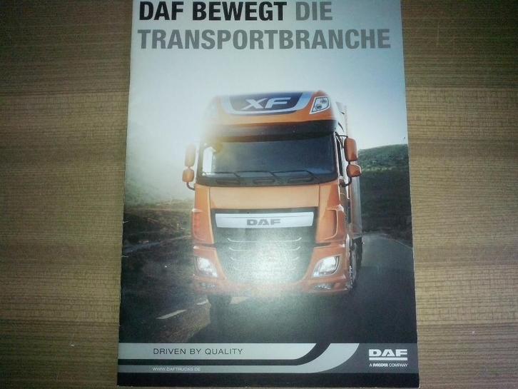 DAF CF & XF Transport - afwijkende Duitse brochure folder, Boeken, Auto's | Folders en Tijdschriften, Overige merken, Ophalen of Verzenden