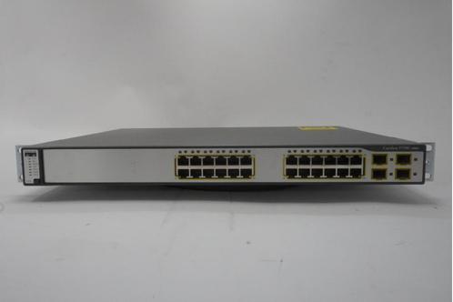 WS-C3750G-24TS-S1U Cisco WS-C3750G-24TS-S1U Switch 24 x 10/1, Computers en Software, Netwerk switches, Gebruikt, Verzenden