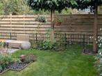 Gietijzeren Hekwerk met Poort - hoogte 80 cm -  7,5 Meter, Tuin en Terras, Ophalen, Met poort, Gebruikt, Sierhekwerk