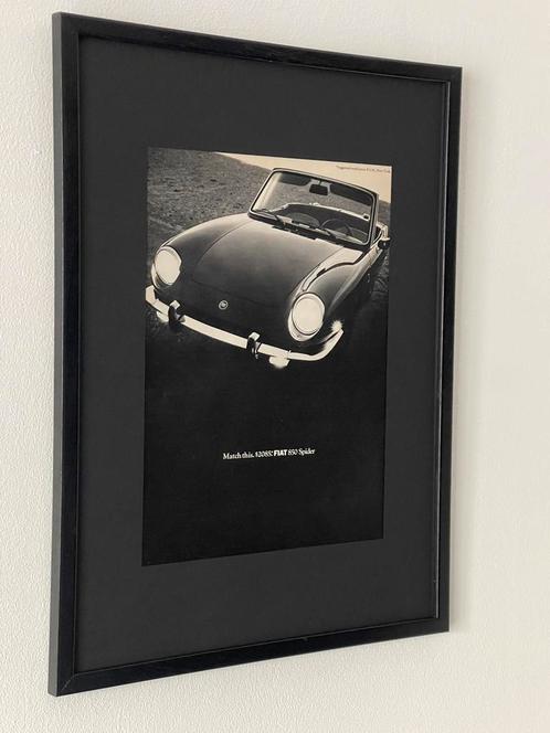 Vintage Fiat Advertentie AD 1970’s Origineel! Mangave Garage, Verzamelen, Posters, Zo goed als nieuw, Ophalen of Verzenden
