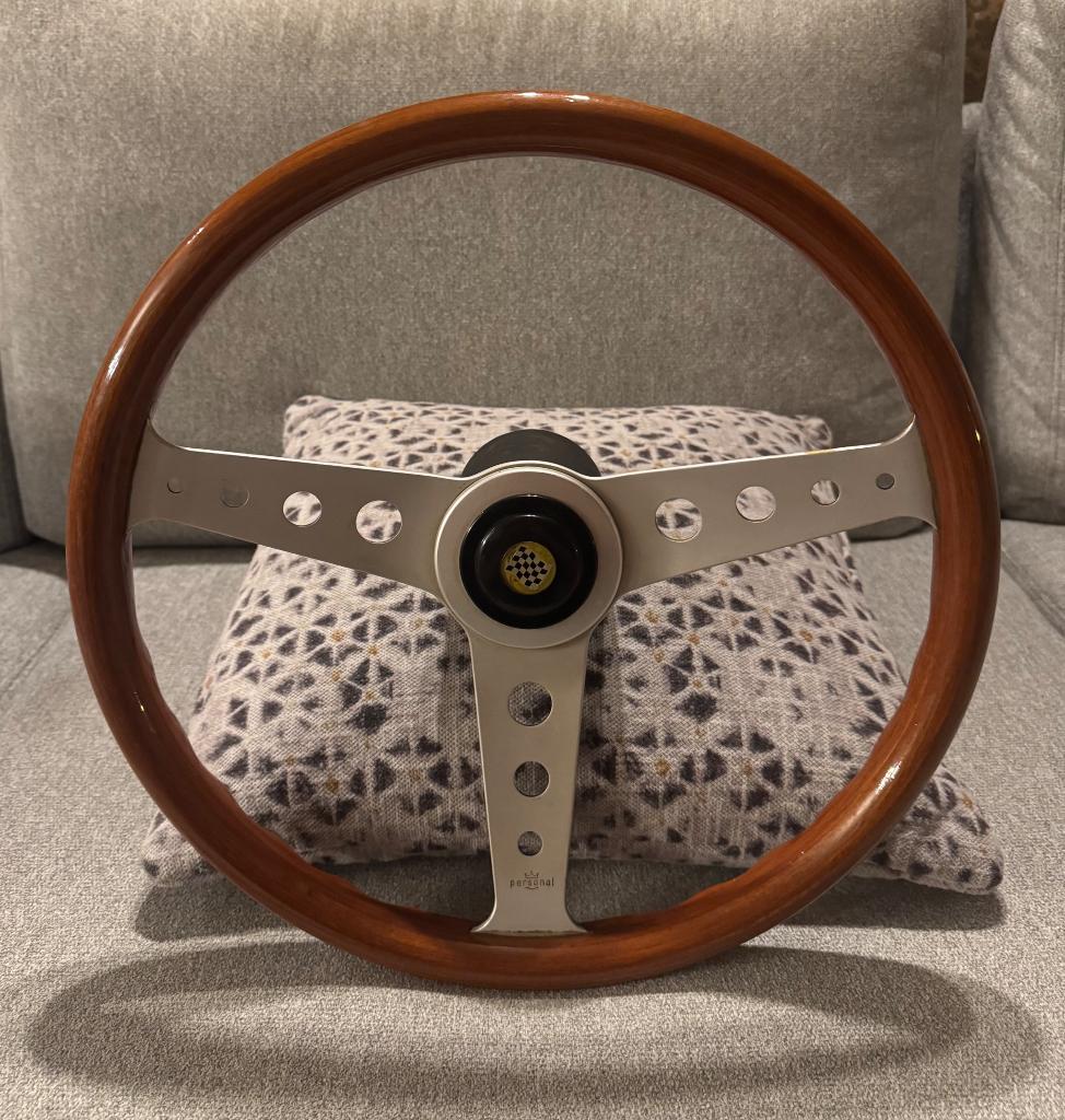 Houten Stuur Personal Collaudo 390mm, Auto-onderdelen, Besturing, Ophalen, Gebruikt, Volkswagen
