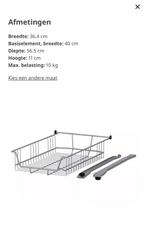Ikea uitschuifbare draadmand nieuw, Huis en Inrichting, Zo goed als nieuw, Minder dan 100 cm, 25 tot 50 cm, 50 tot 100 cm