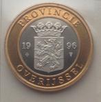 Provincie penning 1996 Overijssel, Postzegels en Munten, Penningen en Medailles, Ophalen of Verzenden, Overige materialen, Nederland