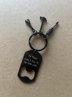 Sleutelhanger gereedschap, papa, flesopener opener vaderdag, Ophalen of Verzenden, Nieuw, Overige typen