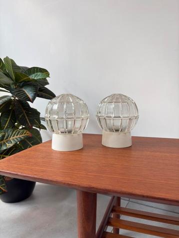 Vintage Glazen Bollen Plafondlampen beschikbaar voor biedingen
