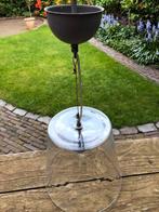 Glazen hanglamp, Minder dan 50 cm, Ophalen of Verzenden, Metaal