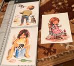 Vintage Ansichtkaarten Dominique design, kruger, Verzamelen, Ansichtkaarten | Themakaarten, Ophalen of Verzenden, 1980 tot heden