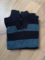 Nette schipperstrui met rits, blauw, maat 170-176, Trui of Vest, Ophalen of Verzenden, Zo goed als nieuw, Jongen