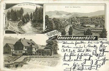 (379-165-029) Lanauerhammerhütte Harz Litho beschikbaar voor biedingen