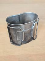 Vintage Amerikaanse militaire veldflesbeker US Canteen Cup, Ophalen of Verzenden, Landmacht, Amerika, Overige typen