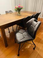 massive eettafel, Ophalen, 200 cm of meer, 50 tot 100 cm, Vijf personen of meer