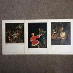 Rotterdamse Lloyd: 3 blanco Menukaarten Schilderijen, Ophalen of Verzenden, Gebruikt, Kaart, Foto of Prent